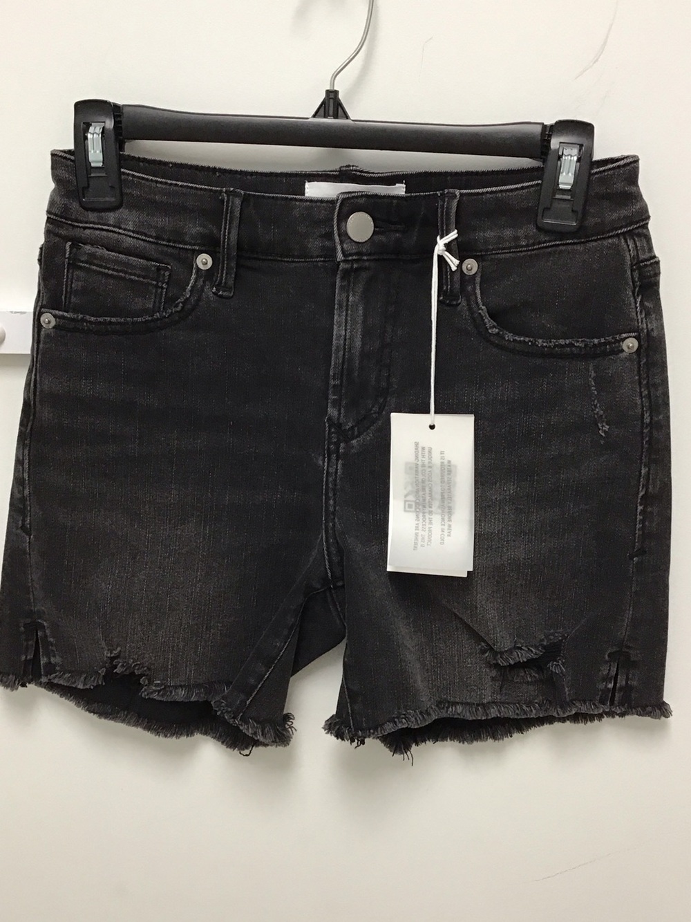 Dear John Women’s Black Distressed Denim Shorts